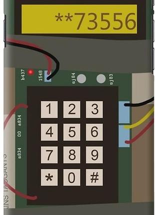 Силіконовий чохол бампер fts для apple iphone 7/8 з дизайном csgo бомба