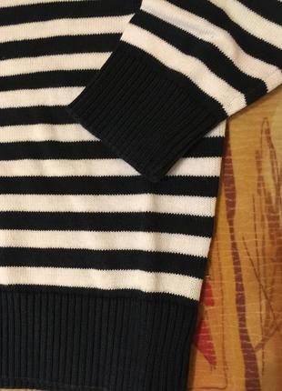 Стильный темно-синий детский свитер из хлопка от немецкого бренда5 фото