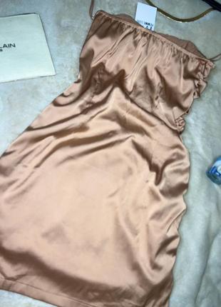 Платье, платье, взбочки, сексуальное, телесное, блестящее 2049 фото