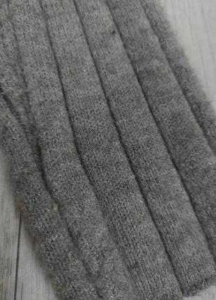 Женский удлиненный кардиган glo-story без застёжки с карманами серый размер s (44)7 фото