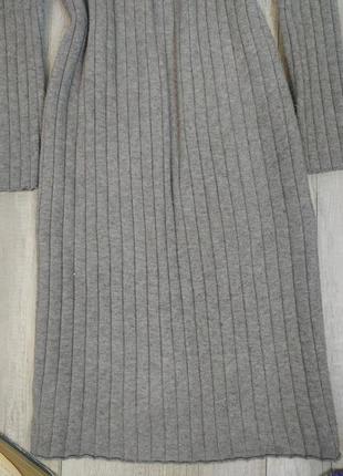 Женский удлиненный кардиган glo-story без застёжки с карманами серый размер s (44)5 фото