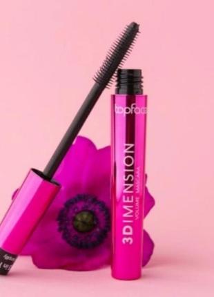 Туш для вій topface 3d imension volume mascara1 фото