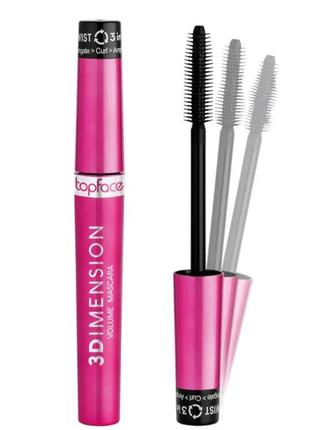 Туш для вій topface 3d imension volume mascara