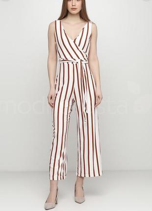 Стильний ромпер з кюлотами в смужку zara bershka h&m asos4 фото