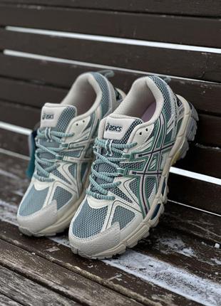 Asics gel-kahana 8 beige mint1 фото