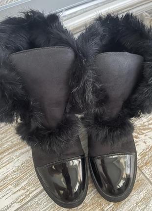 Неймовірно круті , легкі та теплі зимові чоботи з натуральним хутром 38. маломірять!10 фото