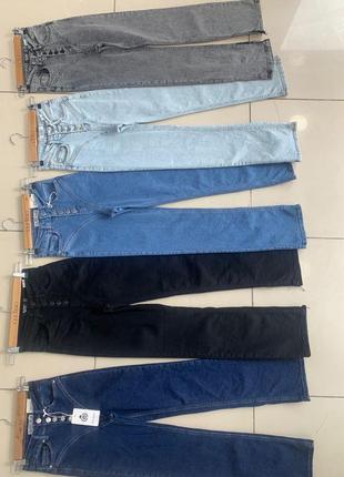 Женские джинсы с пуговицами прямые джинсы трусы1 фото