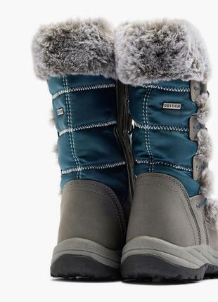 Чоботи черевики дутики теплі хутряні зимові на шнуровці cortina 34 deitex6 фото
