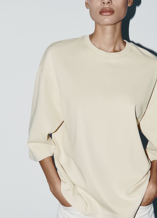 Варена футболка оверсайз zara m