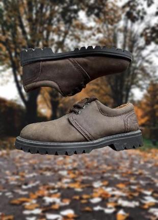 Зимние кожаные ботинки landrover оригинальные коричневые