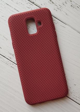 Чохол samsung a600f galaxy a6 для телефона marsala