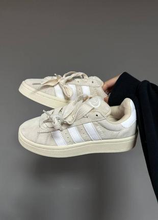 Кросівки adidas campus “light beige / white”1 фото