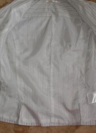 Летний жакет пиджак mustang в тонкую полосу7 фото