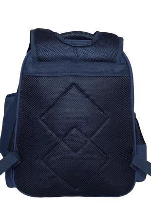 Шкільний рюкзак з пеналом для хлопчика 1 2 3 клас, ортопедичний портфель в школу темно-синій6 фото