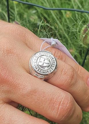 Серебряное кольцо тамплиеров