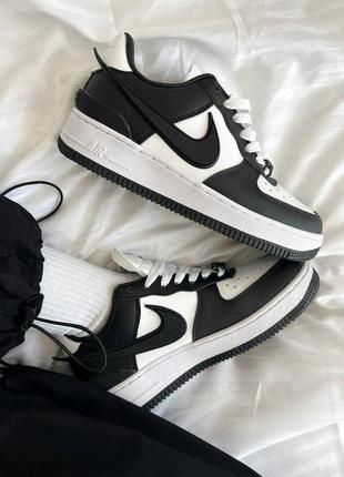 Женские кроссовки nike air force 1 low x ambush black/white7 фото