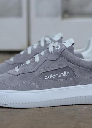 Мужские замшевые кеды adidas2 фото