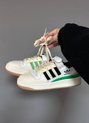 Кросівки adidas forum ´84 beige / green9 фото