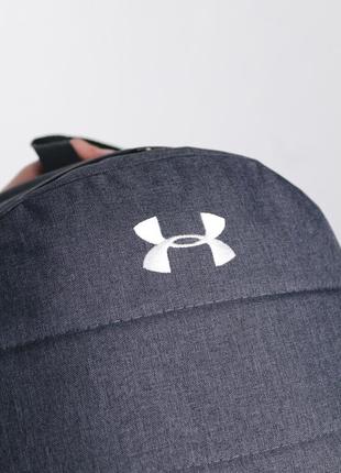 Рюкзак мужской женский under armour для ноутбука городской спортивный темно-серый портфель сумка андер армор4 фото