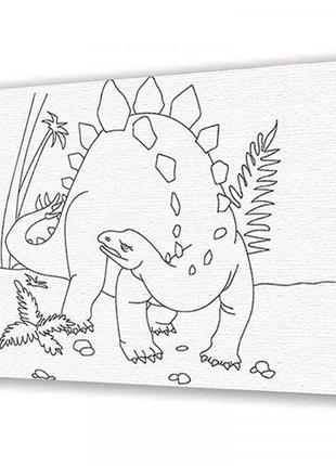 Картина за номерами для дітей art craft динозавр 25х30 см 15521-ac