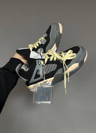 Кросівки nike air jordan 4 retro x off white1 фото