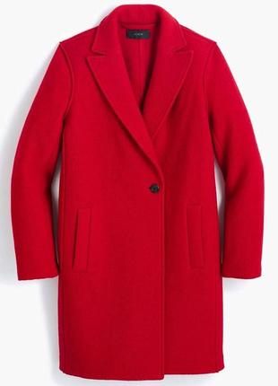 Женское красное пальто демисезон