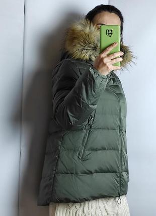 Фирменная зимняя куртка пуфер оверсайз benetton4 фото