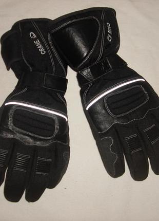 Зимние теплые мото варежки crane