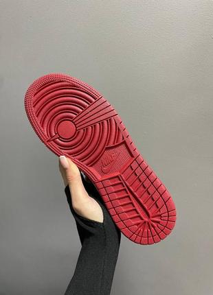 Кросівки nike air jordan 1 retro mid “banned bred”6 фото