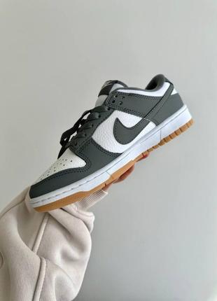 Стильные кроссовки nike sb dunk low graphite white gum premium графитовые унисекс 36-43 р4 фото