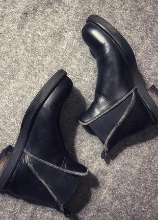Кожаные женские итальянские ботинки albano 37