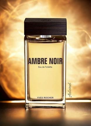 Чоловіча туалетна вода ambre noir ів роше