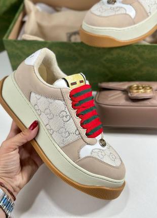 Кросівки gucci преміум фабрика ідеальна якість