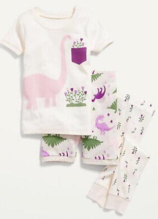 Піжама, піжамка , комплект з 3 речей, old navy 4 роки, 104 см