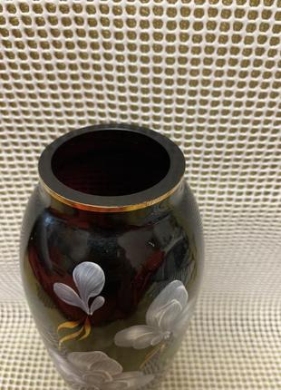 Кобельтова декоративна ваза2 фото