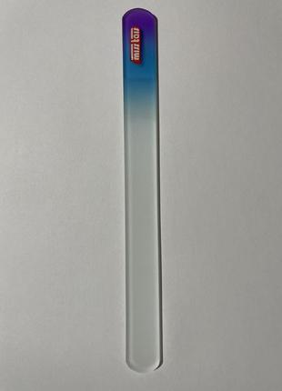 Пилка скляна 195 мм 240/400 miss tais синьо-фіолетова