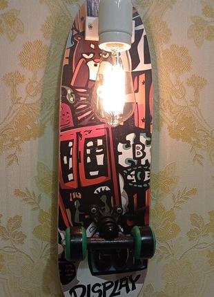 Светильник у стилі лофт-скейт с керамическим патроном.1 фото