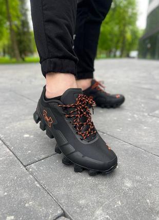 Кросівки чоловічі under armour scorpio running shoes black/orange