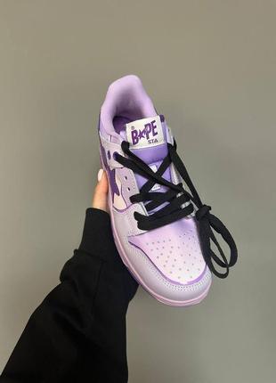 Кросівки a bathing ape bape sta sk8 purple6 фото