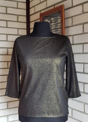 Лонгслів, кофтинка nutmeg з золотим напиленням  10 р-ру.