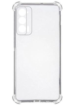 Чохол fiji proof для motorola edge 20 бампер з посиленими бортами transparent