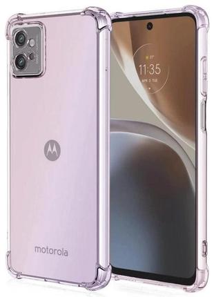 Чехол fiji proof для motorola g32 бампер с усиленными бортами transparent