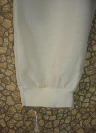Льняные бриджи на манжетах с карманами " rendance" 48-50 р3 фото