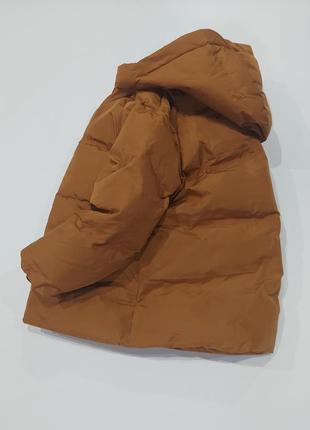 Куртка от mango цвета кемел ( карамель) 3-4 года4 фото
