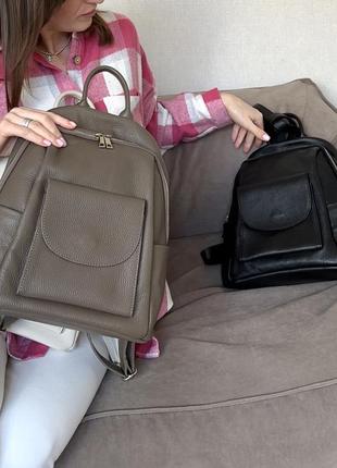 Кожаный рюкзак итальялия. кожаный рюкзак талия.плечник кожаный1 фото