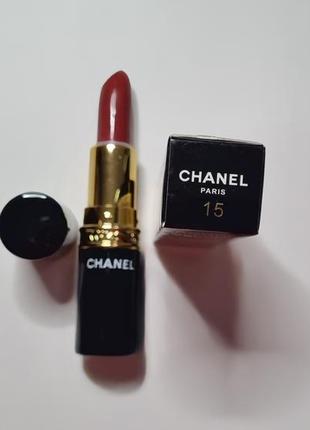 Chanel rouge allure velvet номер 15 помада