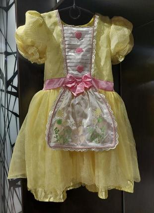 Платье, карнавалный костюм маша и три медведя от tu 5-6 лет10 фото