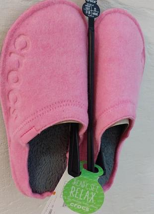 Crocs baya slipper w8 38-39 р. (24 см) оригинал комнатные теплые тапочки крокс домашние мягкие тапки4 фото