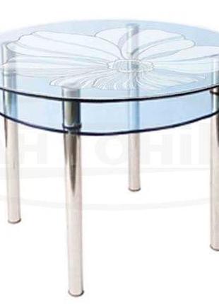 Скляний кухонний стіл кс-33 фото