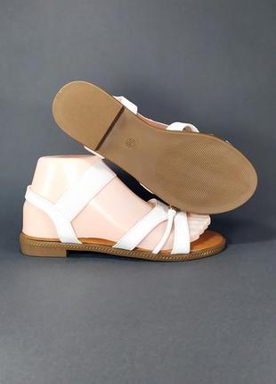Женские сандалии босоножки на резинке, эко кожа5 фото